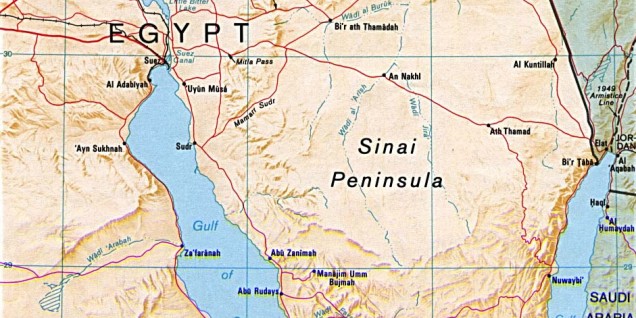 Sinai-peninsula-map